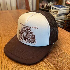 Men's Vintage Eastern Idaho Tractor Pullers Snapback  Mesh Back Trucker Hat Cap